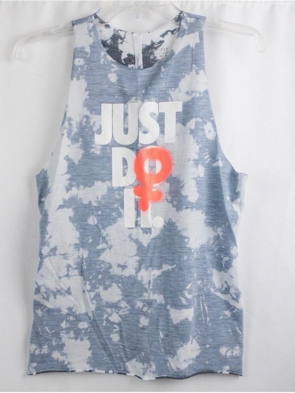 Nike Dri-Fit Just Do It Gray Tank Top Womens XSmall